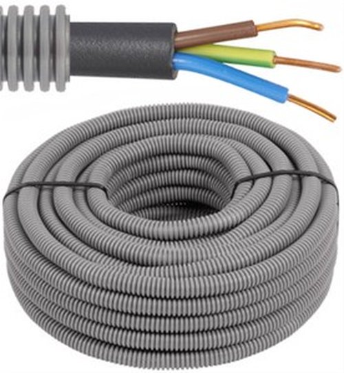Kabel XVB 3G2.5  -D 20 (volle kabel in flexibel) l=100m  