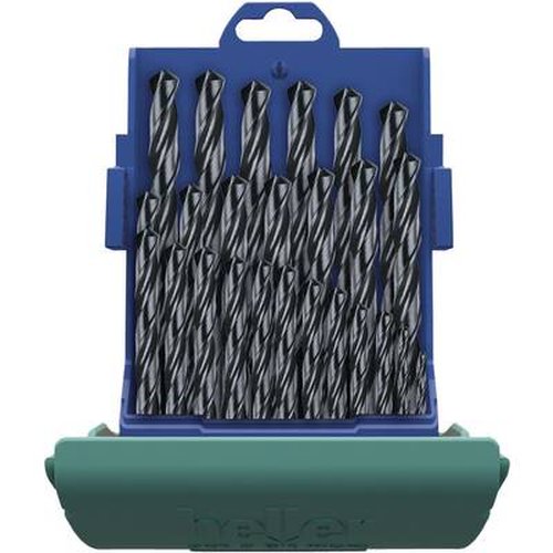 Eisenbohrer HSS Heller 901 Ø 1/1,5/2,5/3..-12/12,5/13mm - 25-teilig