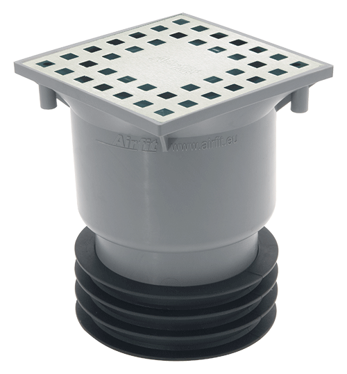 Siphon airfit universal mit Edelstahl-Gitter