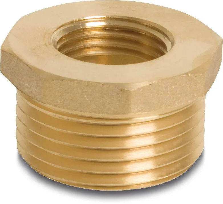 Reduzierstück aus Messing 1 1/4" x 1"