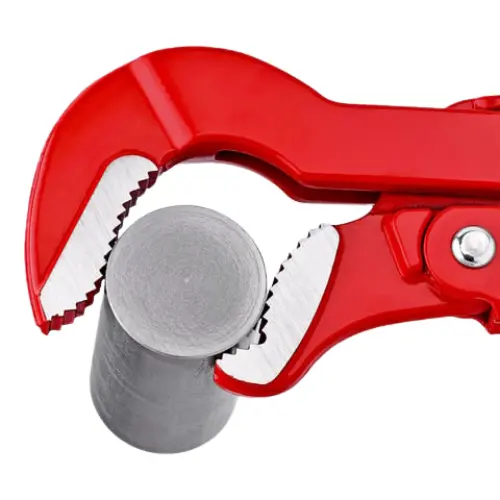 Knipex Winkelrohrzange S-förmige Backen