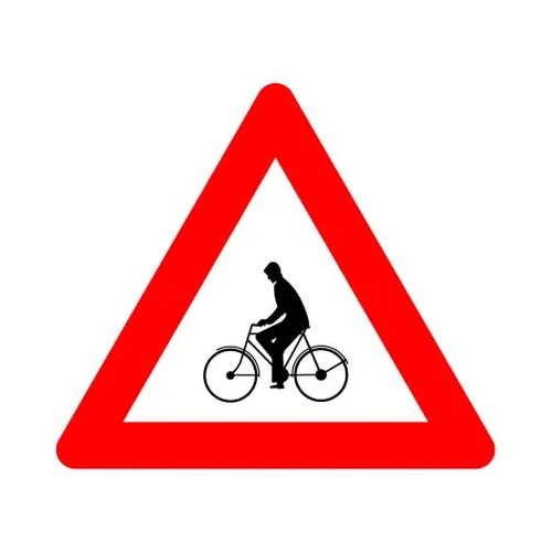 Znak drogowy A25 Przejazd dla rowerzystów SB250 Z700 HI WZ