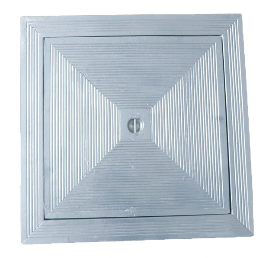 Alu double lid 70x70cm