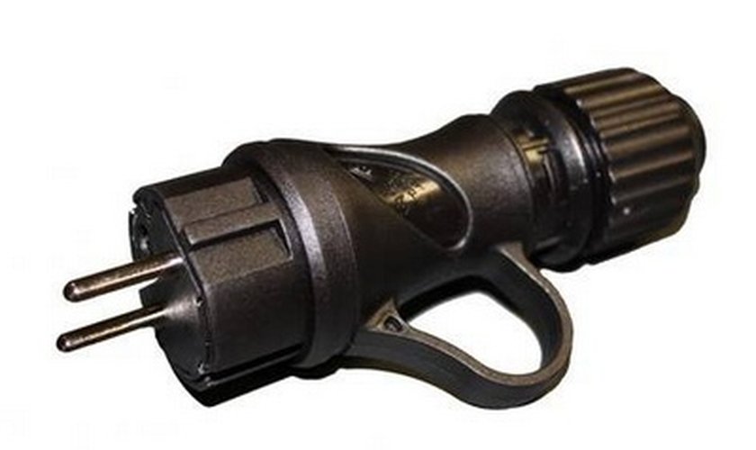 Rubber plug 2P 16A IP44
