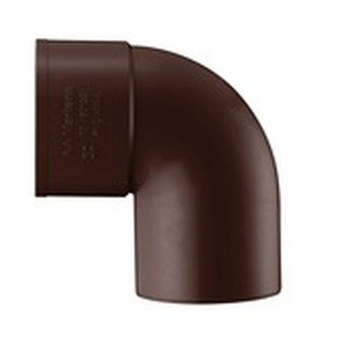 PVC bend dia 100 87° Msp brown