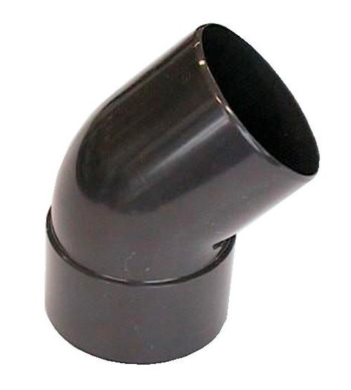 PVC bend dia 80 45° brown Msp