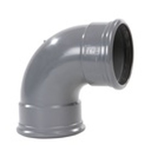 Coude PVC dia 500 87° 2xM gris benor SN4