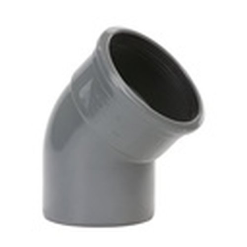 PVC bend dia 500 45° MSp gray benor SN4