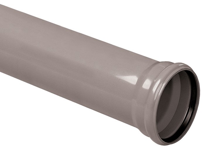 PVC buis dia 315 x 6,2 gemoft grijs benor SN2 l=5m (45m/pal)  