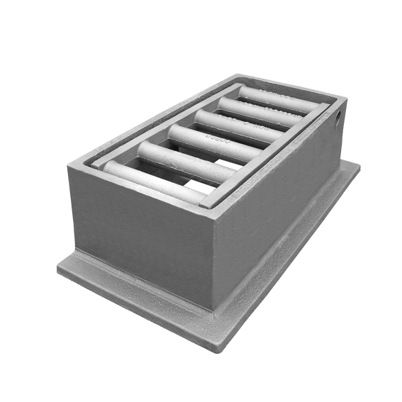 Żeliwna dysza kanalizacyjna B30 D400 VO=570x230mm H=205mm COPRO