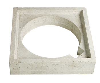 Concrete edge dia 315