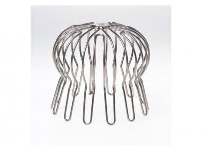 Bladvanger inox bolrooster 100mm 