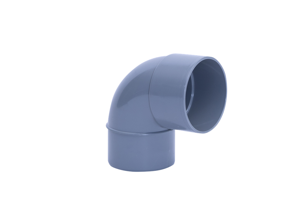 Coude PVC dia 75 87° MSp benor grey