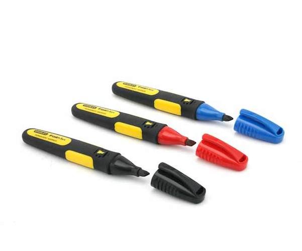 Stanley fatmax markeerstift rood/zwart/blauw