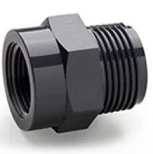 PVC druk red. 1/2" x 3/8" M/F (50st/doos)