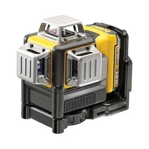 Self-levelling multi-line laser (green) with 3x 360° beams - 1x 12V 2.0Ah XR battery and charger
