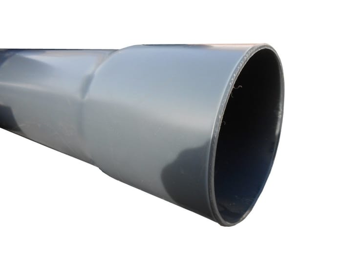 PVC drukbuis dia 90x3.5 gemoft PN10 l=5m