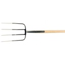Fourche à fumier 4 dents avec manche 135cm