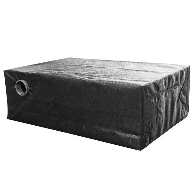 Caisse d'infiltration 1200l avec toile géotextile (1,8m x 1,2m x 0,6m) DS