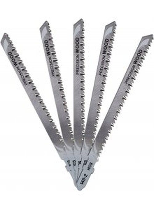 Lame de scie sauteuse HCS pour bois, aggloméré et stratifié <65mm, 118x91x2.4mm, (T301BCP)