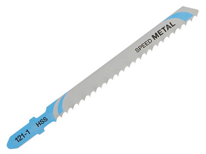 Jigsaw blade HSS for aluminum, plastic and fiberglass <30mm (T127D) (5pcs)