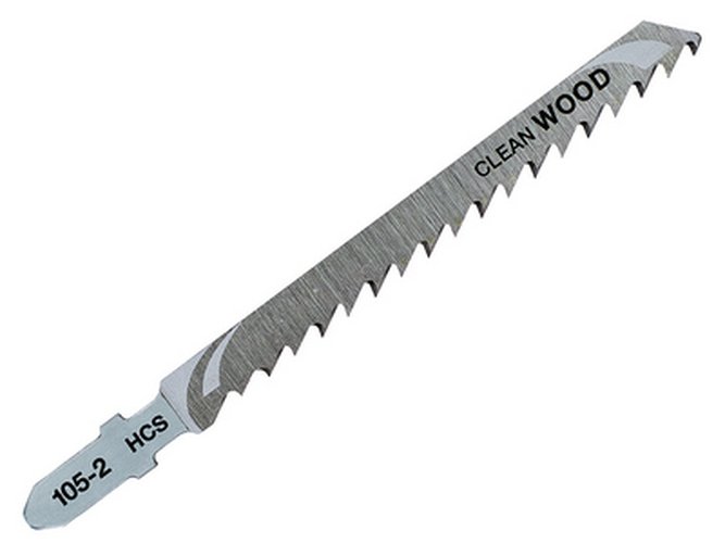 Jigsaw blade HCS for wood, chipboard and MDF >60mm neat finish (T101D) (5pcs)