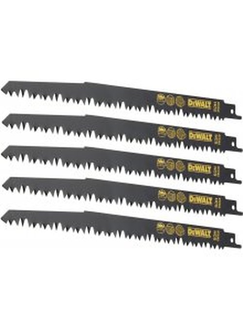 Reciprocating saw blade HCS 240x4,4-6,0mm fast and rough cutting, e.g. Pruning (5st)