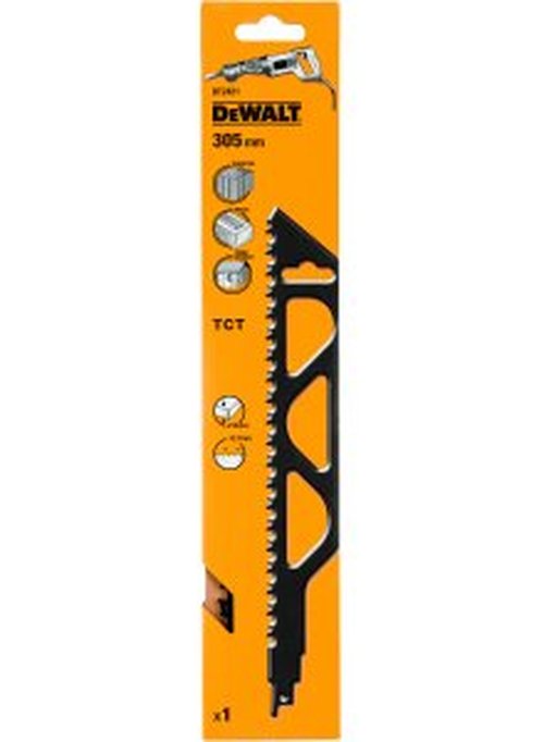 Reciprocating saw blade HM 305x12,7mm, Cellular concrete/brick/fiber cement panels - S1243HM