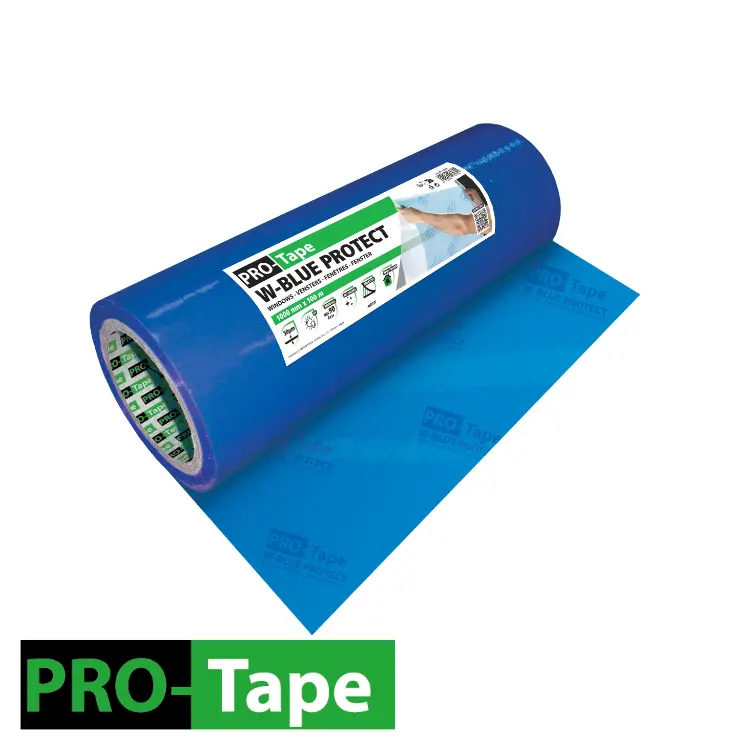 Selbstklebende Schutzfolie blau 1000mm-100m