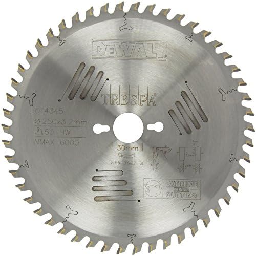 CZB odpowiedni dla Trespa®, 250x30x50t, HT, dodatni 5°, nacięcie 3,2 mm