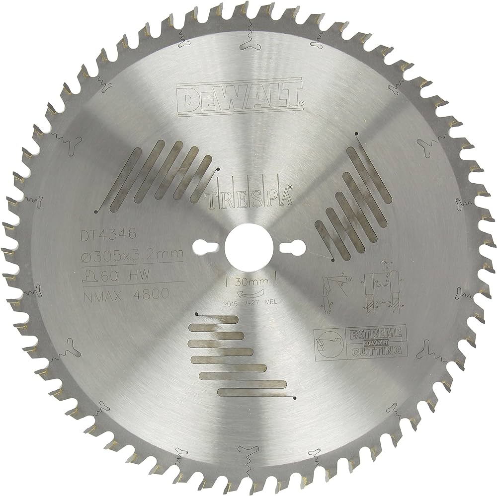 CZB odpowiedni dla Trespa®, 305x30x60t, HT, dodatni 5°, nacięcie 3,2 mm