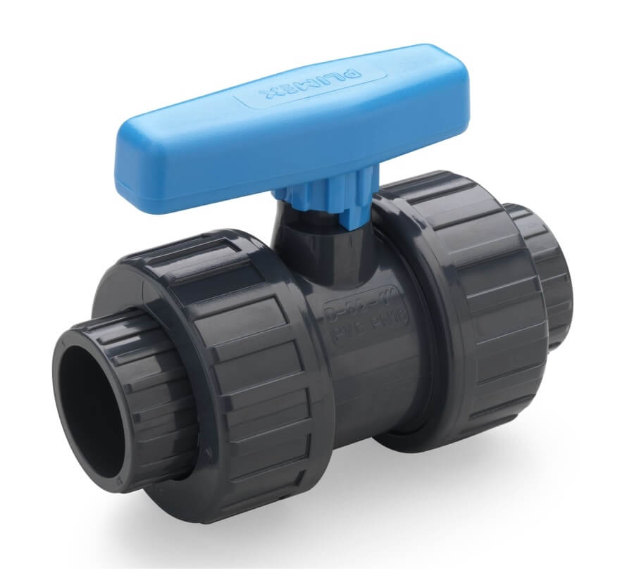 Zawór kulowy ciśnieniowy PVC 3/4” D.W. (40szt/pudełko)