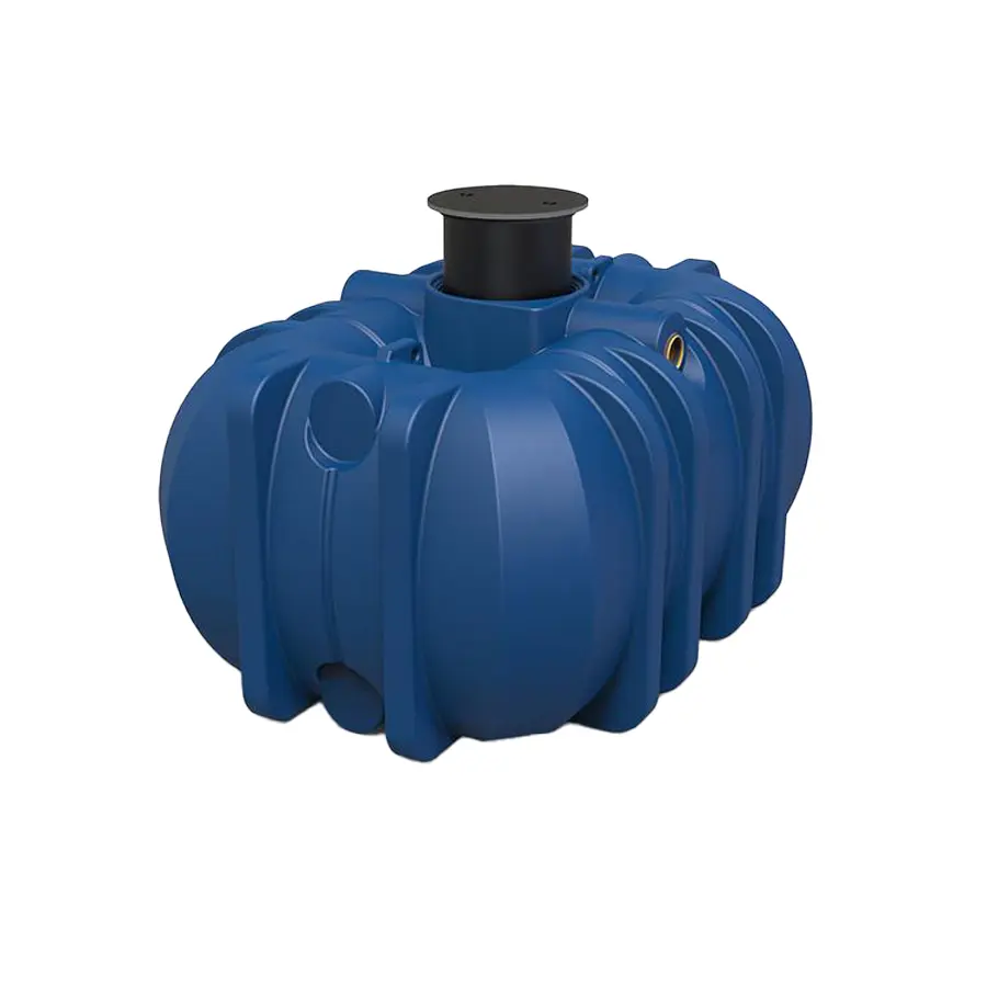 Regenwassertank Easyrain 10000l flach mit Teleskopschacht (338x240x185)