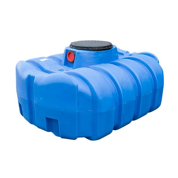 Regenwassertank Easyrain 1500l flach mit Teleskopschacht (187x150x99)