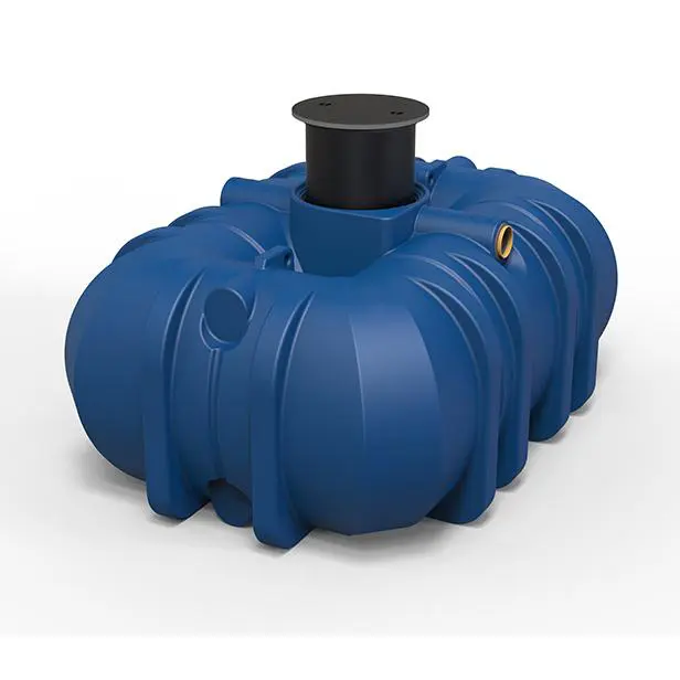 Regenwassertank Easyrain 7500l flach mit Teleskopschacht (338x235x148)