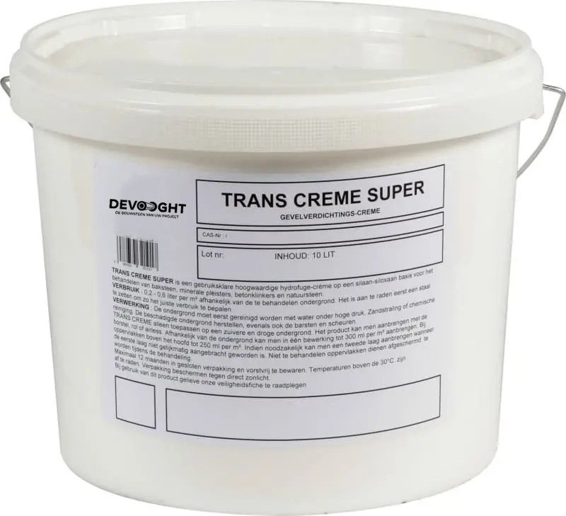 Gevelpasta 5 liter (25m² oppervlakte) (hydrofuge) 
