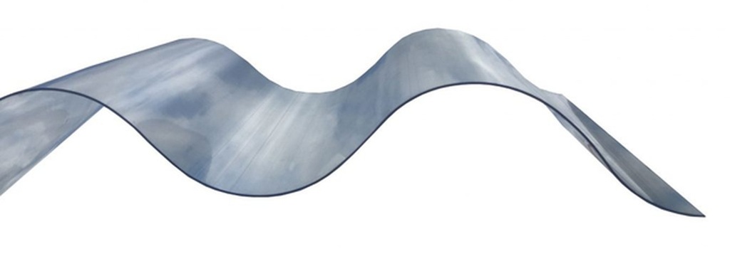 PVC golfplaat 1,15x1,83m 76/18 (kleine golf) 