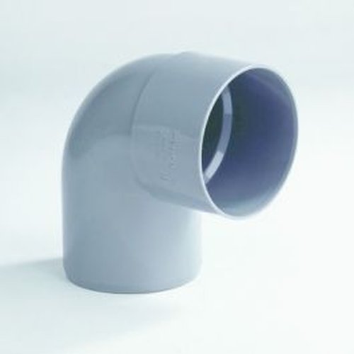 Coude PVC dia. 100 87° HWA gris Msp