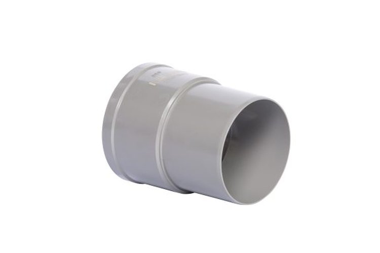 PVC socket dia 80 RWA gray