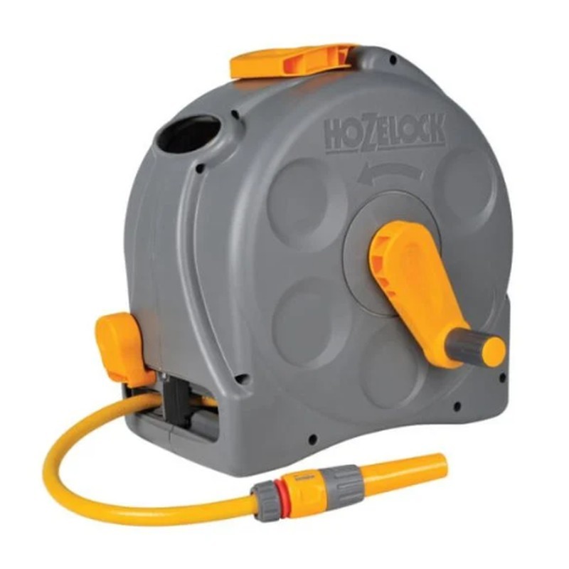 Hozelock compact reel muur