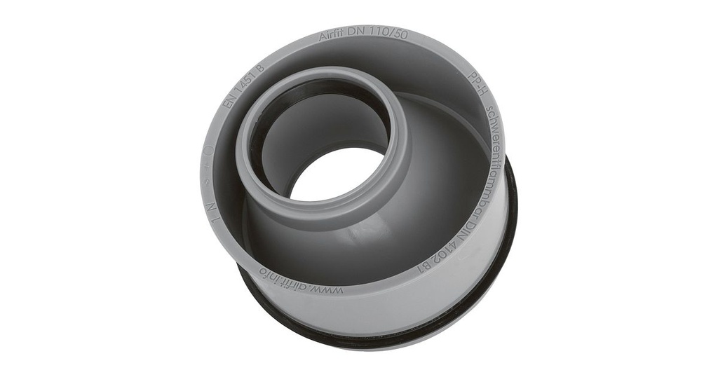Verloopstuk inwendig 90x50mm airfit 