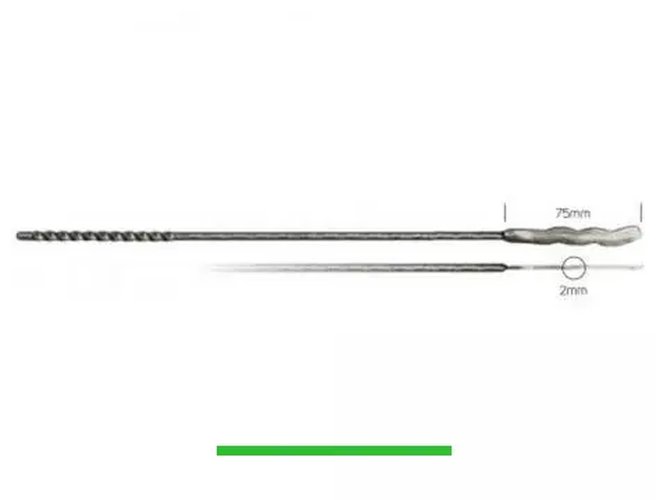 Muurhaken inklop inox 304 - plat 300 (250st/doos)