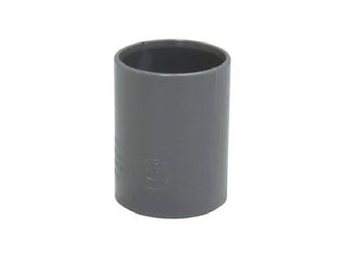PVC socket dia 80 anthracite