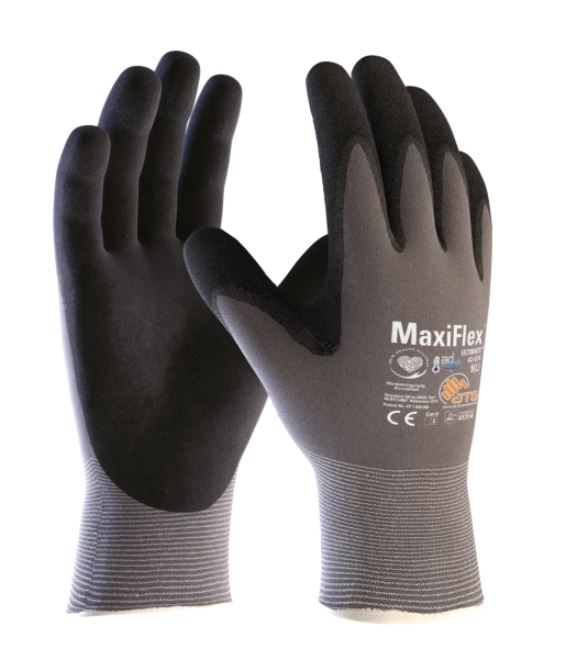 Gant maxiflex Ultimate AD-APT nitrile noir/gris taille 11 (XXL)