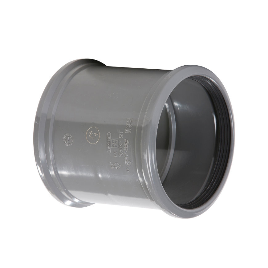Manchon coulissant en PVC dia 110 gris benor SN8