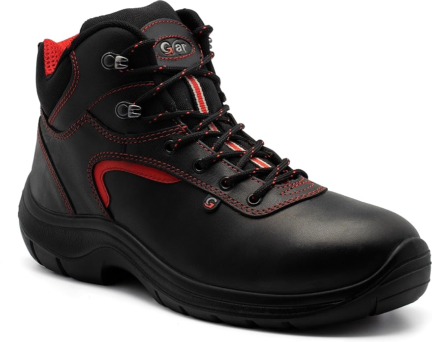 Buty robocze GAR mercurio mid S3 czarny/czerwony rozmiar 43