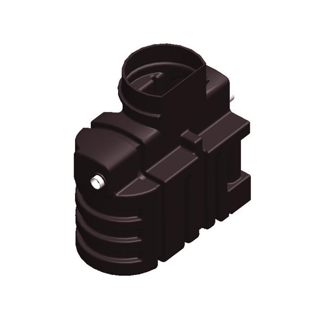 Koolwaterstof PSDC3 DN100 olie- en benzine afscheider 3l/s zonder bypass 