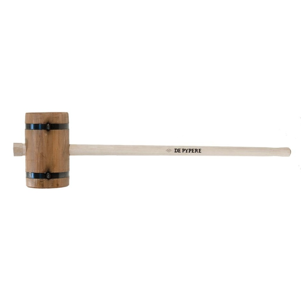 Gartenhammer mit Metallringen De Pypere
