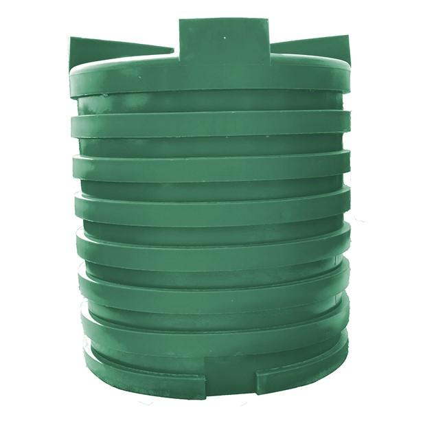 Réservoir de stockage hors sol 5000l (Ø180x212) 180kg rond d'eau potable