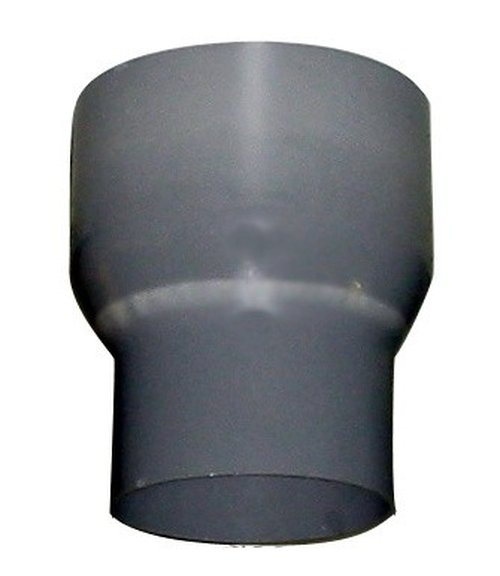 PVC-Reduzierstück 100/80 konzentrisch grau lang